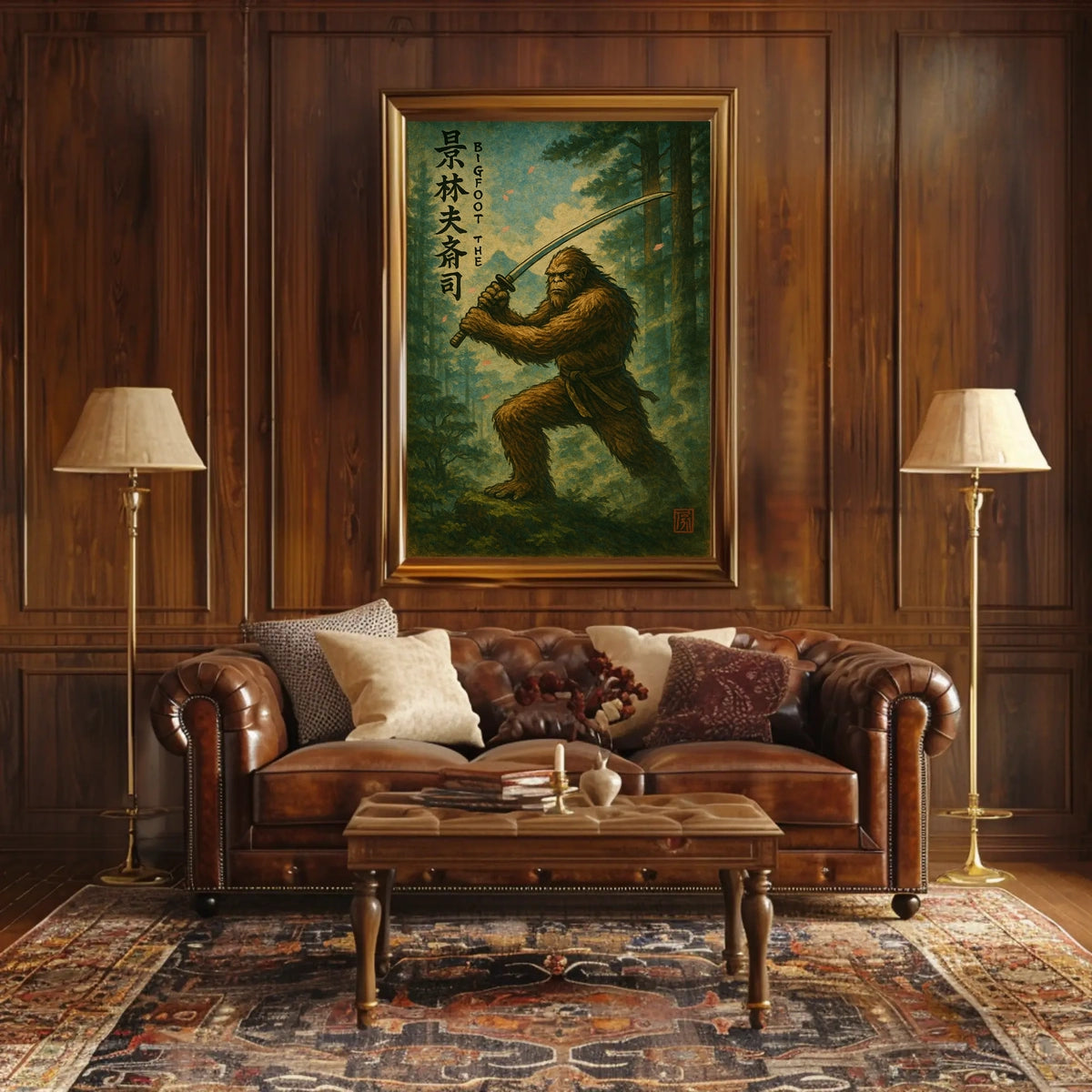 Bigfoot the Samurai Poster