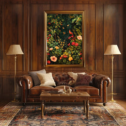 Vibrant Garden Symphony Wall Art Print