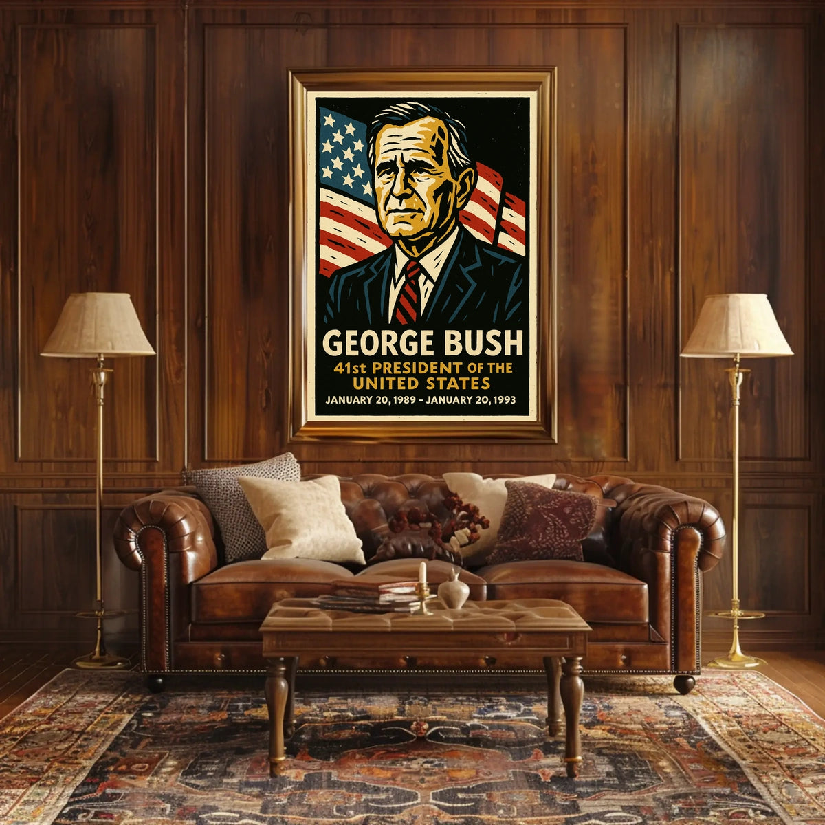 George Bush 41st President Poster