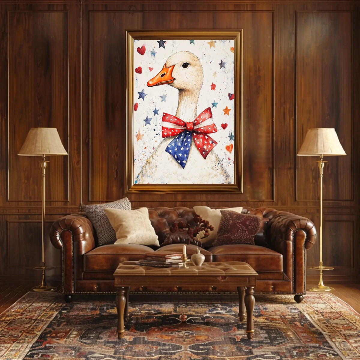 patriotic goose Poster