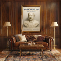 William Howard Taft Vintage Historical Presidential Poster