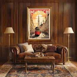 Munich Vintage Travel Poster