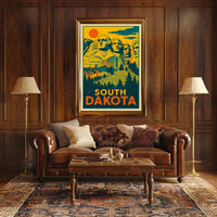 Mount Rushmore In South Dakota Poster