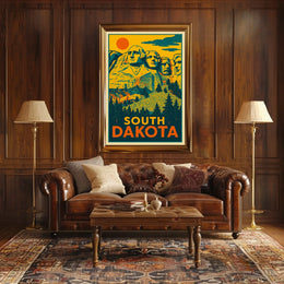 Mount Rushmore In South Dakota Poster