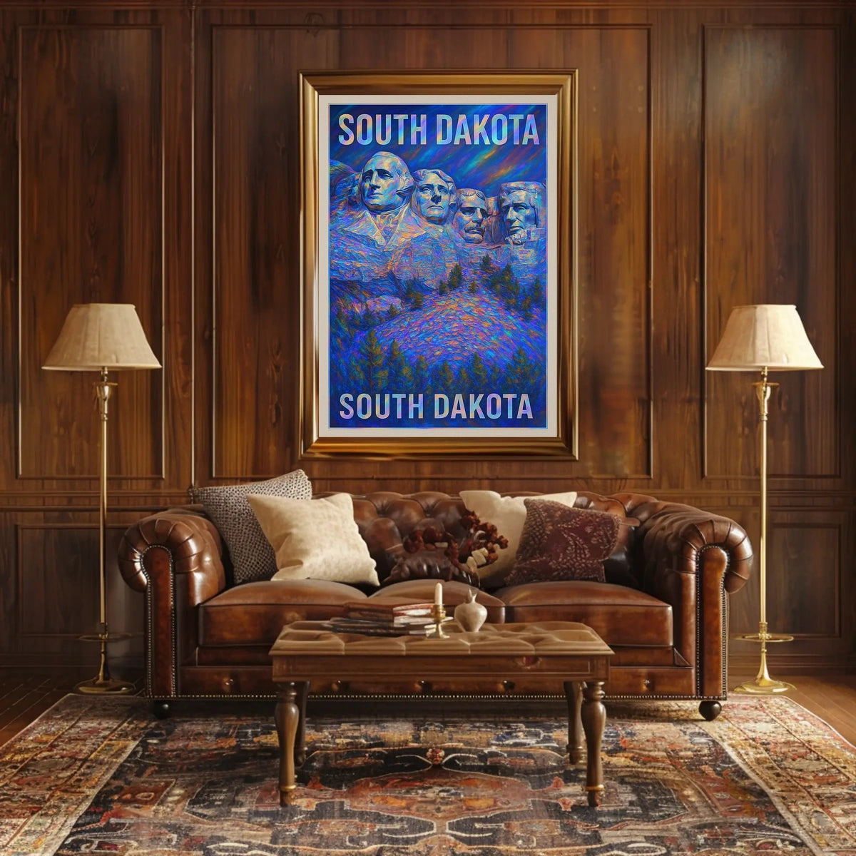 Mount Rushmore In South Dakota Poster