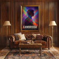 Cambridge Massachusetts Wanderlust Travel Minimalist Poster