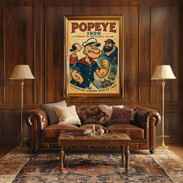 Popeye 1929 Art Poster POP-150