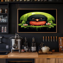 Vibrant Bird Illustration Poster