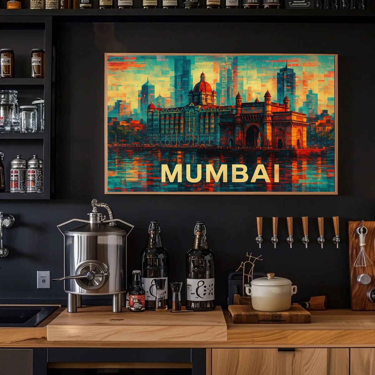 Mumbai Skyline Poster
