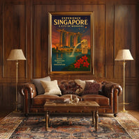Experience Singapore A City of Wonders Poster