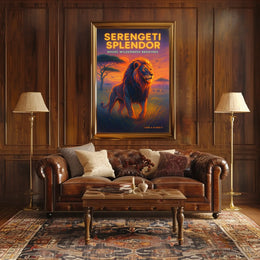 Serengeti Splendor Poster
