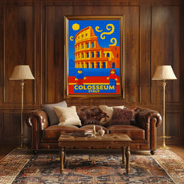 Colosseum LEGO Art Print Wall Decor PosterGoat