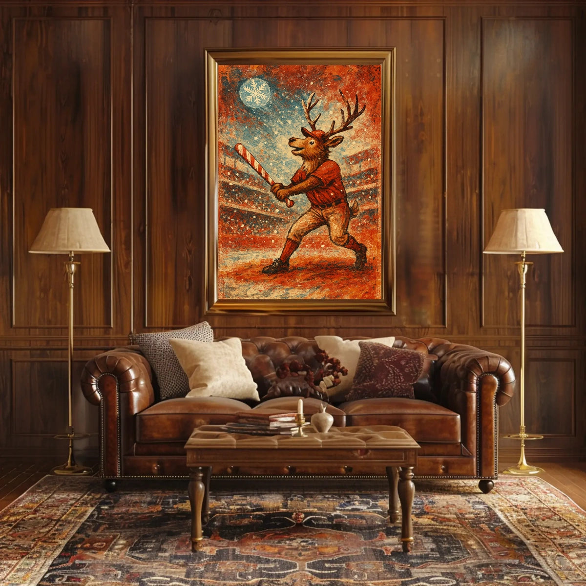 Winter Baseball Fantasy Poster