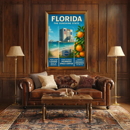 Florida Vintage Travel Poster: Sunshine State Adventure