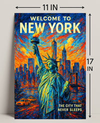 Welcome to New York Poster PosterGoat