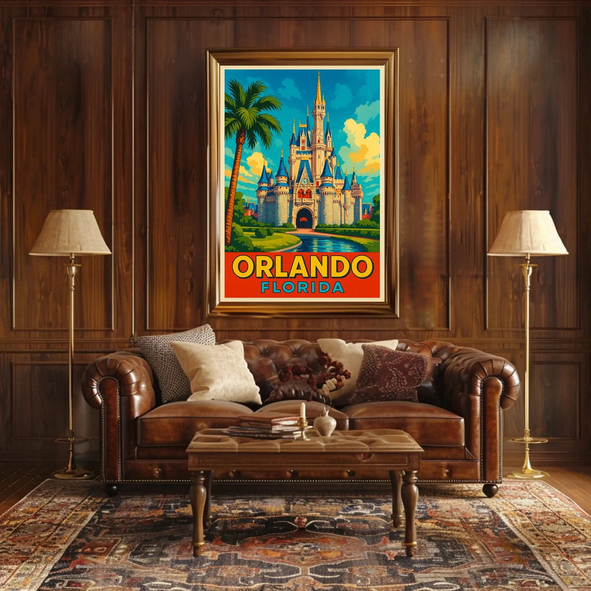 Orlando, Florida Enchanted Destination Poster