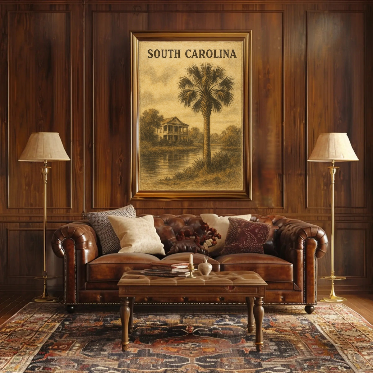 South Carolina Serenity Coastal Charm Decor Lovers Poster