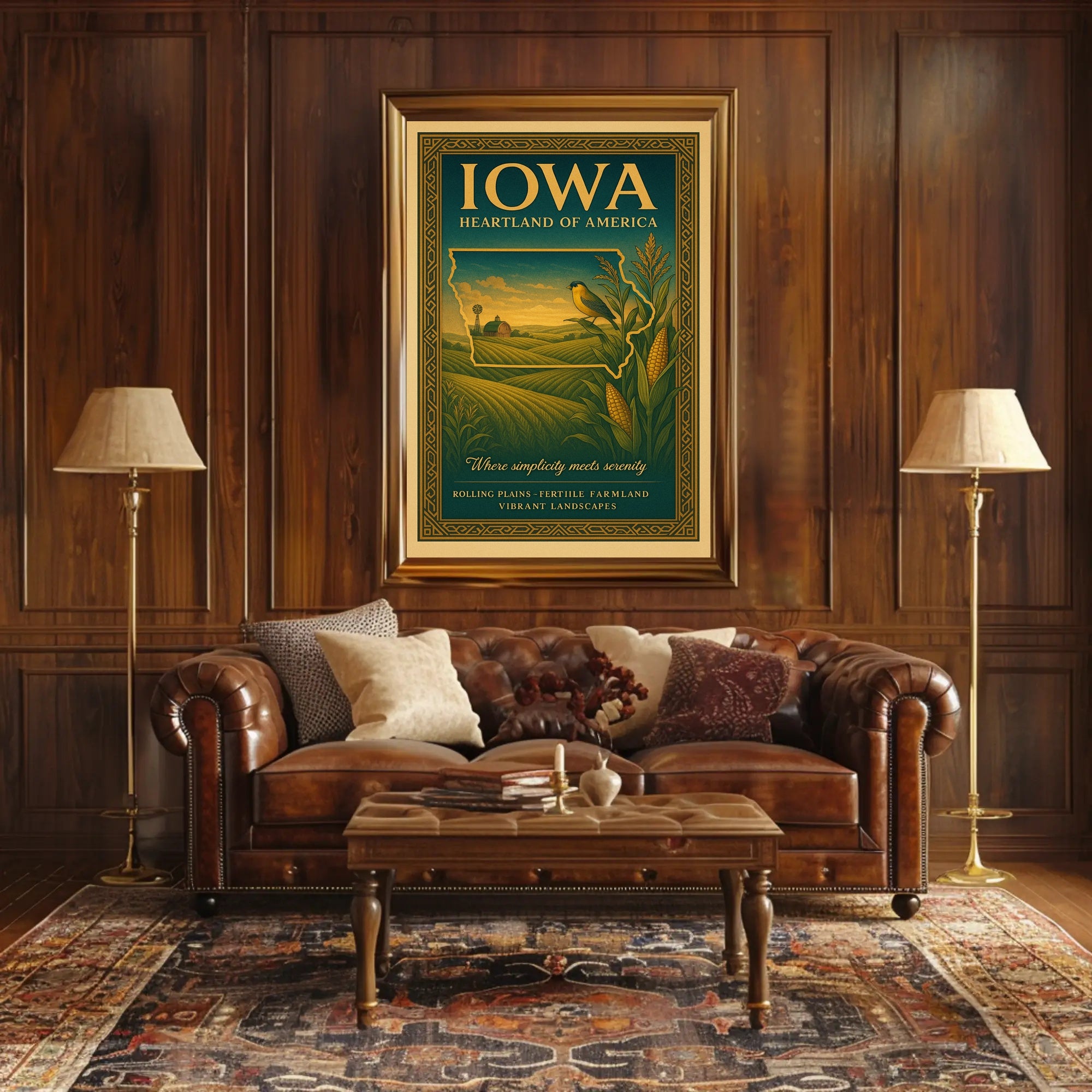 Iowa Heartland Of America Poster