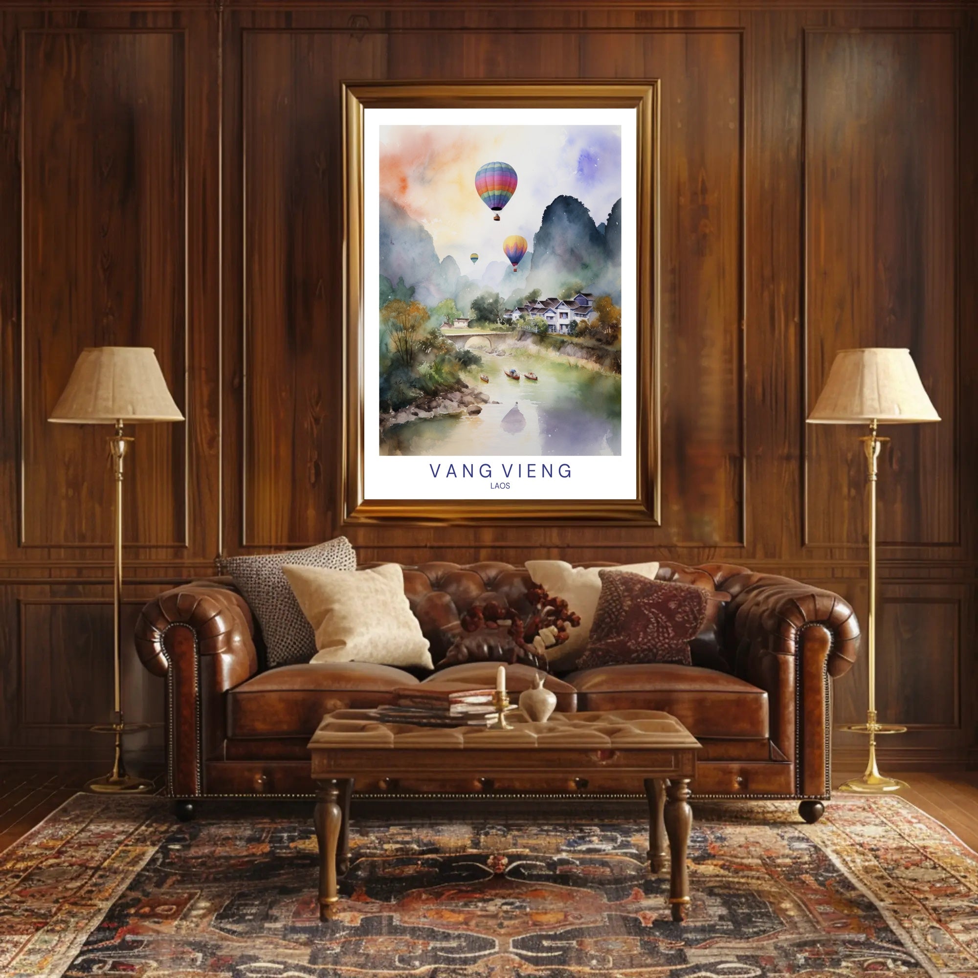 Vang Vieng, Laos Poster PosterGoat