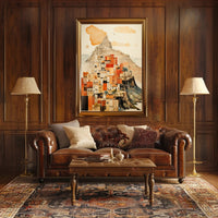 Urban Mountain Dreamscape Poster