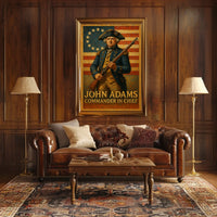 John Adams Commander In Chief Poster