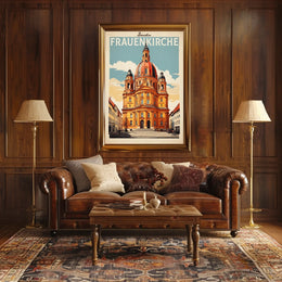 Frauenkirche in Dresden Poster