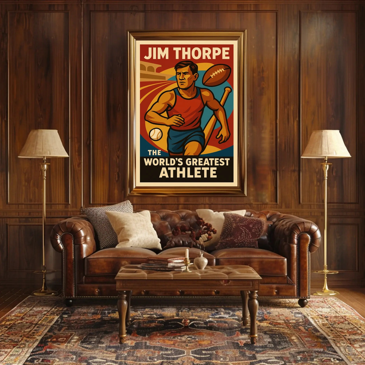 Jim Thorpe The Worlds Greatest Athlete Jim Thorpe Poster