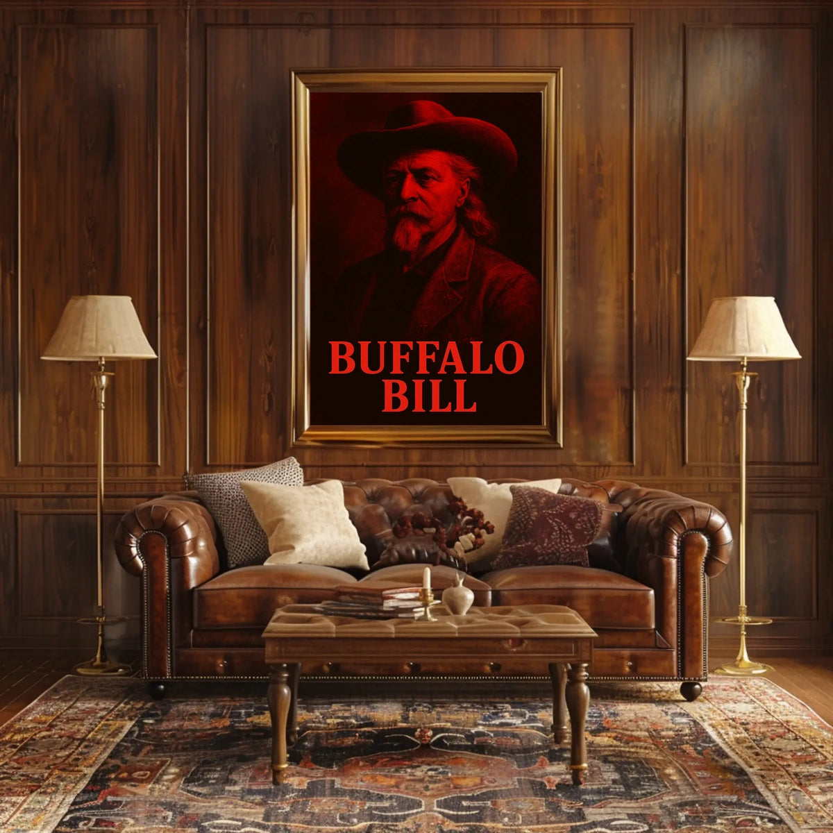 Buffalo Bill American Old West Heritage Poster