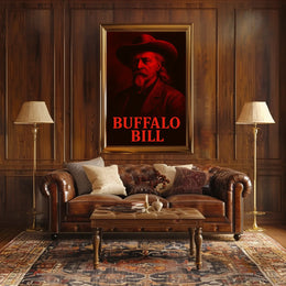 Buffalo Bill American Old West Heritage Poster