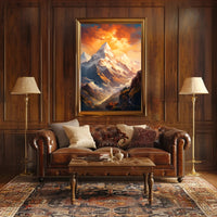 Majestic Mountain Landscape Poster