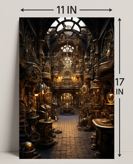 Steampunk Fantasy Workshop Poster