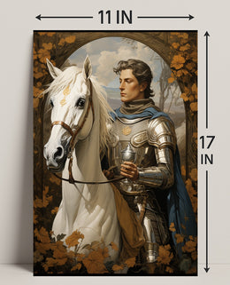 The Knight And His Steed Poster