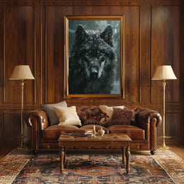 Winter Wolf Poster PosterGoat