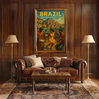 Brazil Resilience And Rhythm Poster 18x24 Wall Art Print