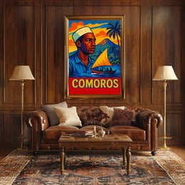 Comoros Vibrant Island Life Poster