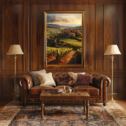 Tuscany Countryside Tranquil Escape Travel Poster