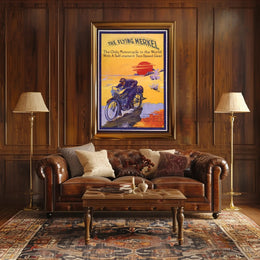The Flying Merkel Poster PosterGoat