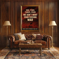 Voices United Against War Poster