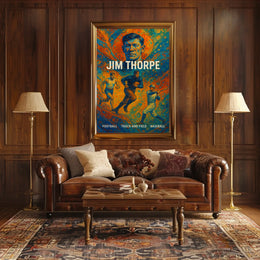 Jim Thorpe Multisport Legend Poster