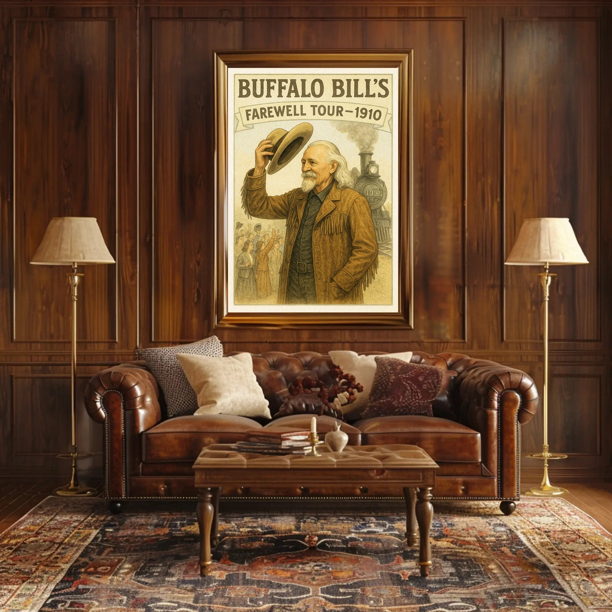 Buffalo Bill's Farewell Tour 1910 Poster