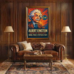Albert Einstein Nobel Prize In Physics Poster