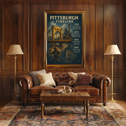 Pittsburgh Timeline Poster