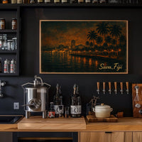 Suva, Fiji Nightscape Poster