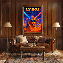 Cairo Pyramid Power Unleashed Poster PosterGoat