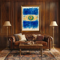 Abstract Watercolor Flag Abstract Poster