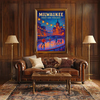 Milwaukee Frost And Firelight Poster