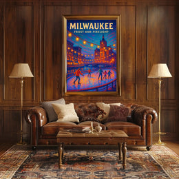 Milwaukee Frost And Firelight Poster