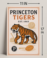 Princeton Tigers Est. 1865 Poster PosterGoat