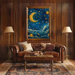 Celestial Dreams William Morris Art Poster