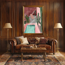 Desert Oasis Retreat Poster